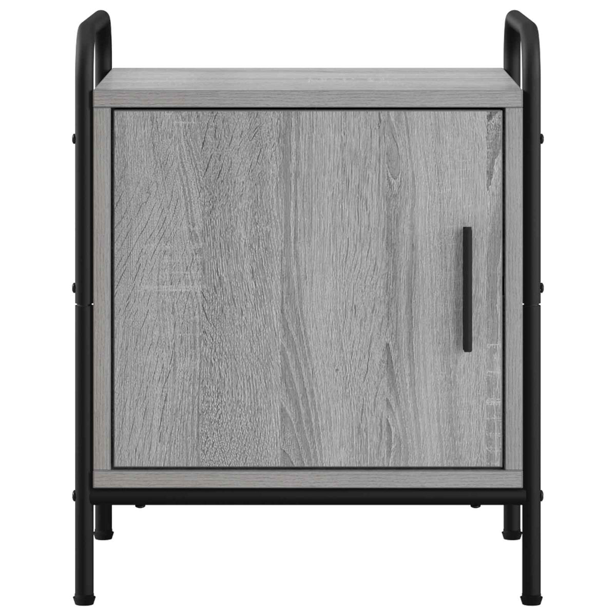 vidaXL Bedside Cabinet 2 pcs Grey Sonoma 40 x 30 x 50 cm 5
