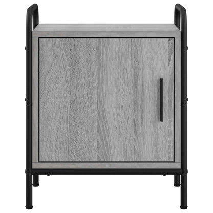 vidaXL Bedside Cabinet 2 pcs Grey Sonoma 40 x 30 x 50 cm 5