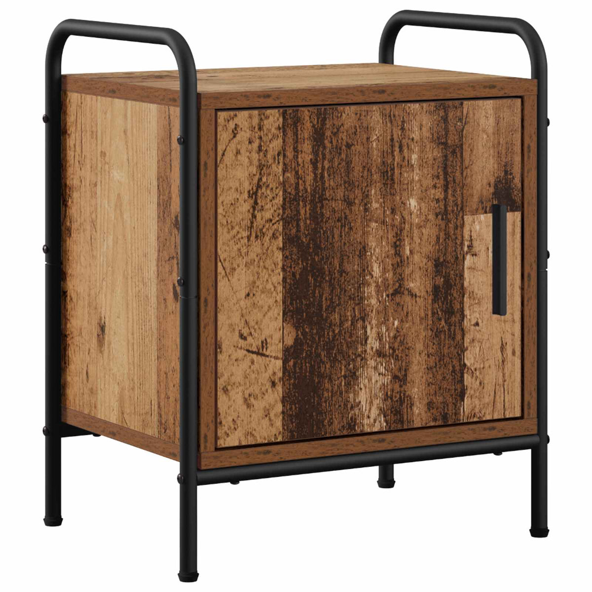 Bedside Cabinet 2 pcs Old Wood Engineered Wood