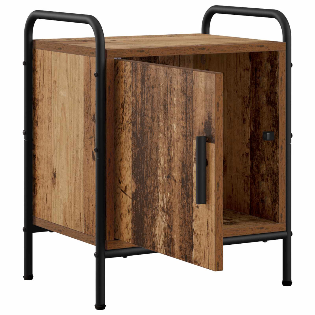 Bedside Cabinet 2 pcs Old Wood Engineered Wood