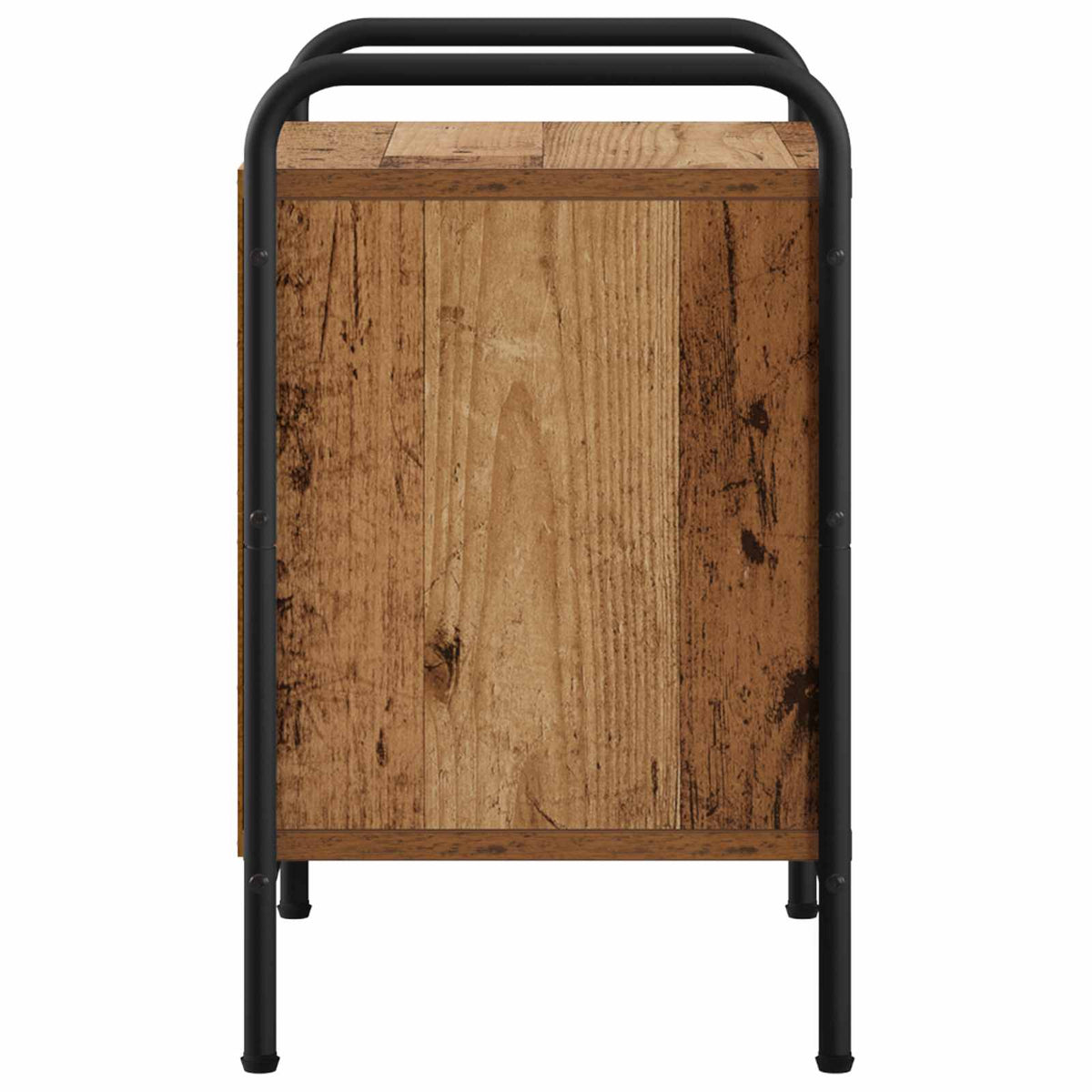 Bedside Cabinet 2 pcs Old Wood Engineered Wood