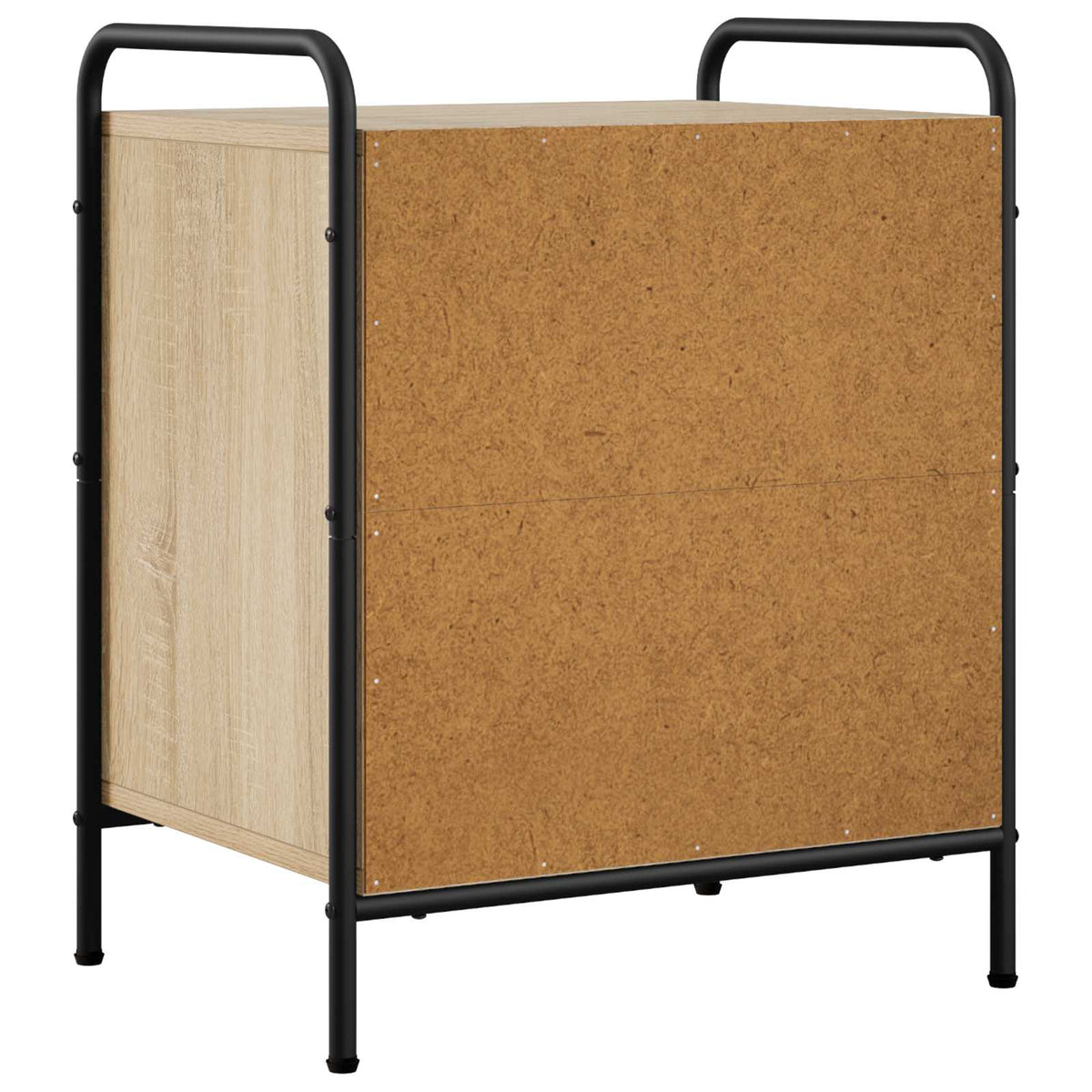 vidaXL Bedside Cabinet Sonoma Oak 48 x 36.5 x 60 cm Engineered Wood 6
