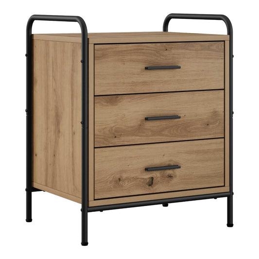 Bedside Cabinet 48 x 36.5 x 60 cm Artisan oak