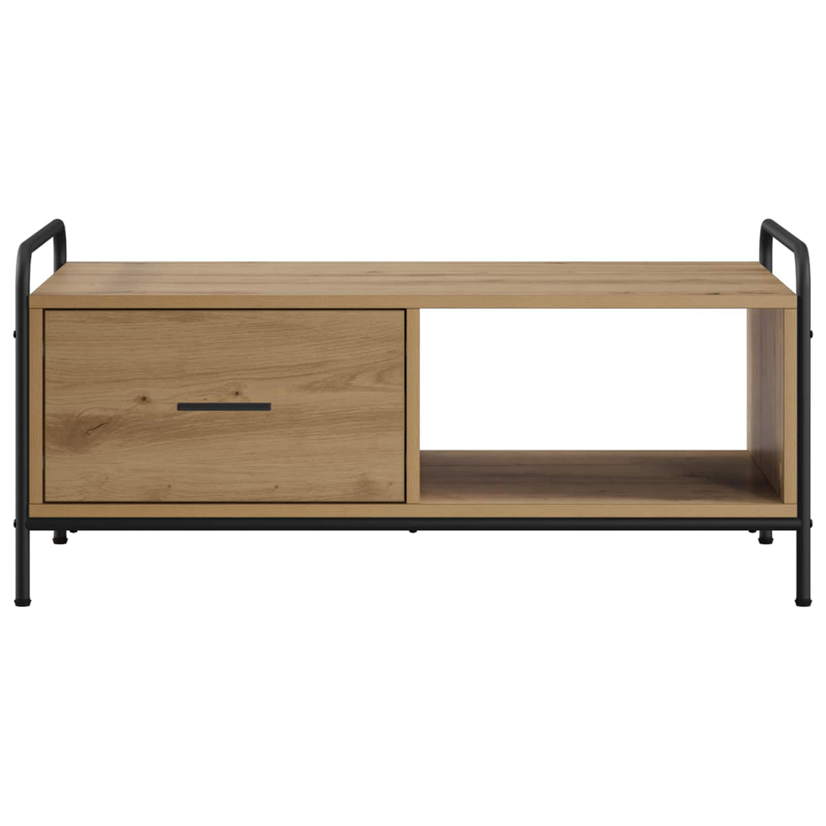 vidaXL Coffee Table Artisan Oak 90 x 49 x 41 cm Engineered Wood 4