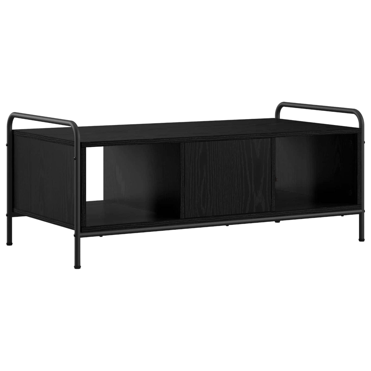 vidaXL Coffee Table Black Oak 99.5 x 49 x 41 cm Engineered Wood 6