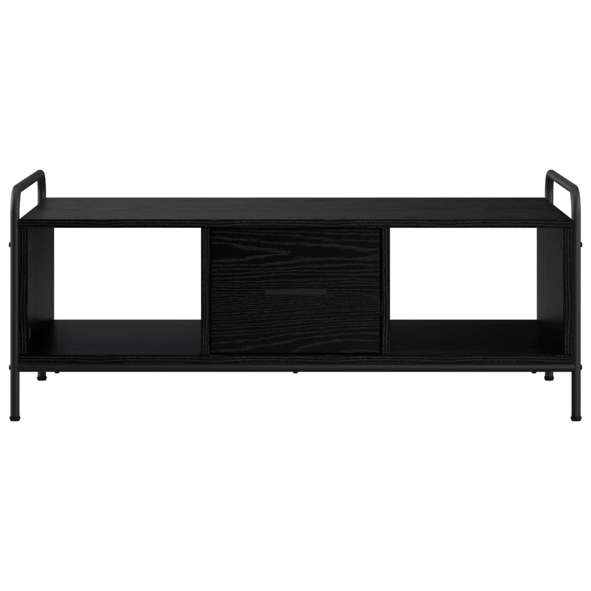 vidaXL Coffee Table Black Oak 99.5 x 49 x 41 cm Engineered Wood 4