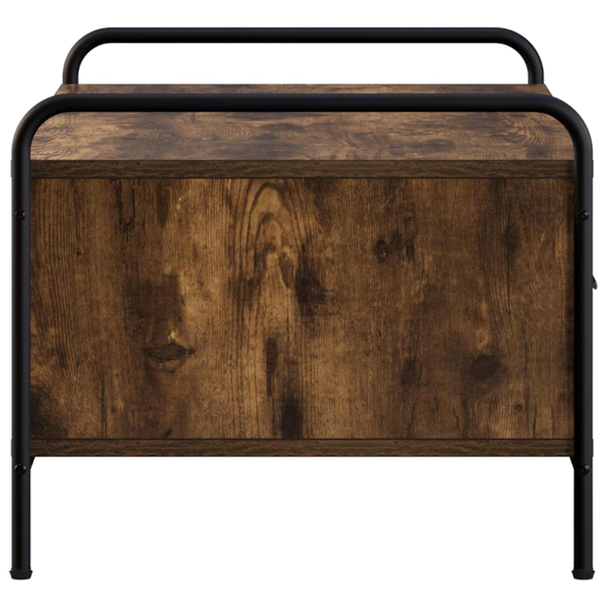 vidaXL Coffee Table Smoked Oak 99.5 x 49 x 41 cm Engineered Wood 5