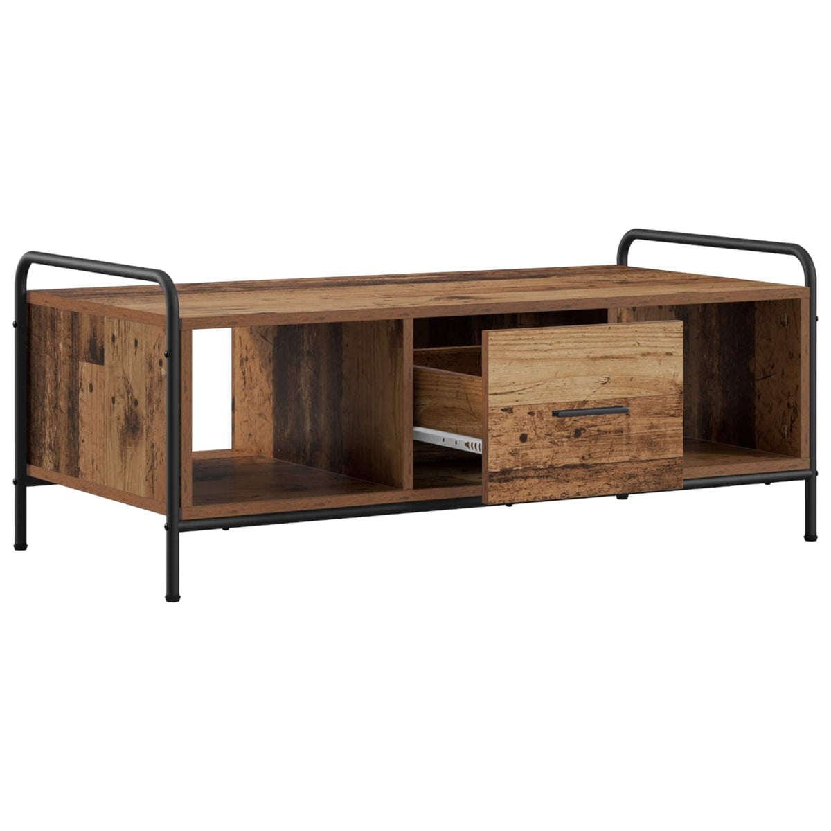 vidaXL Coffee Table Old Wood 99.5 x 49 x 41 cm Engineered Wood 3