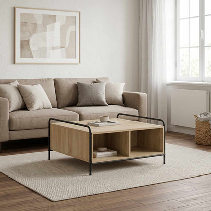 Coffee Table Engineered Wood Sonoma oak 80 cm 80 cm