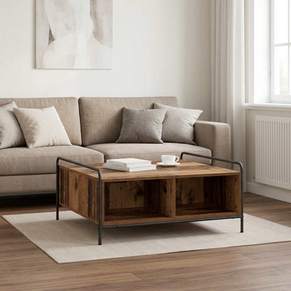 Coffee Table Engineered Wood Old wood 90 cm 90 cm