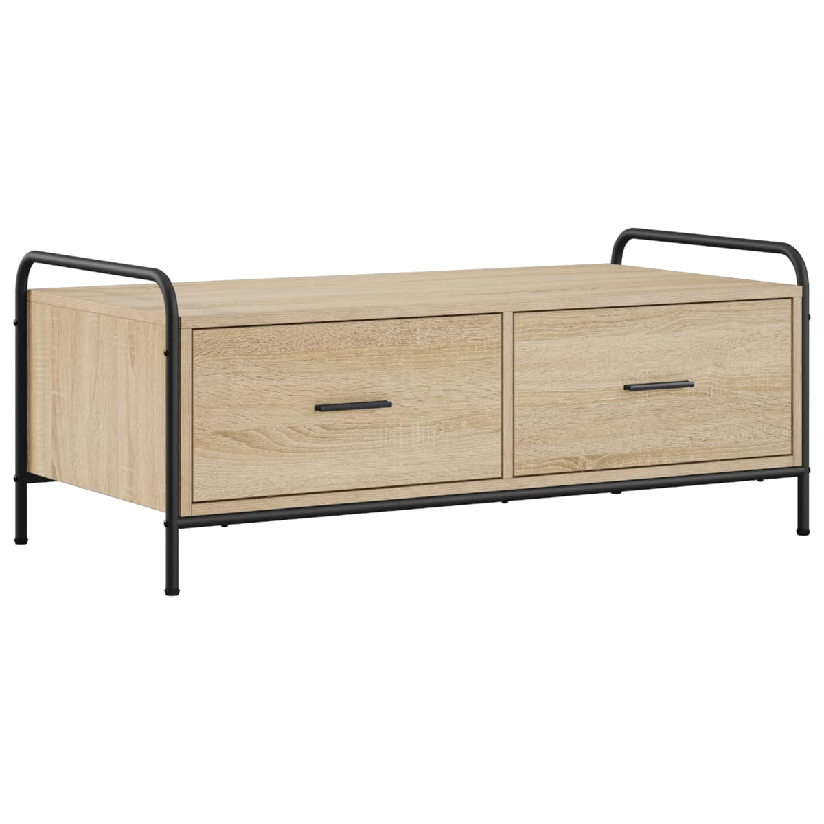 Coffee Table 99.5 x 49 x 41 cm Engineered Wood Sonoma oak
