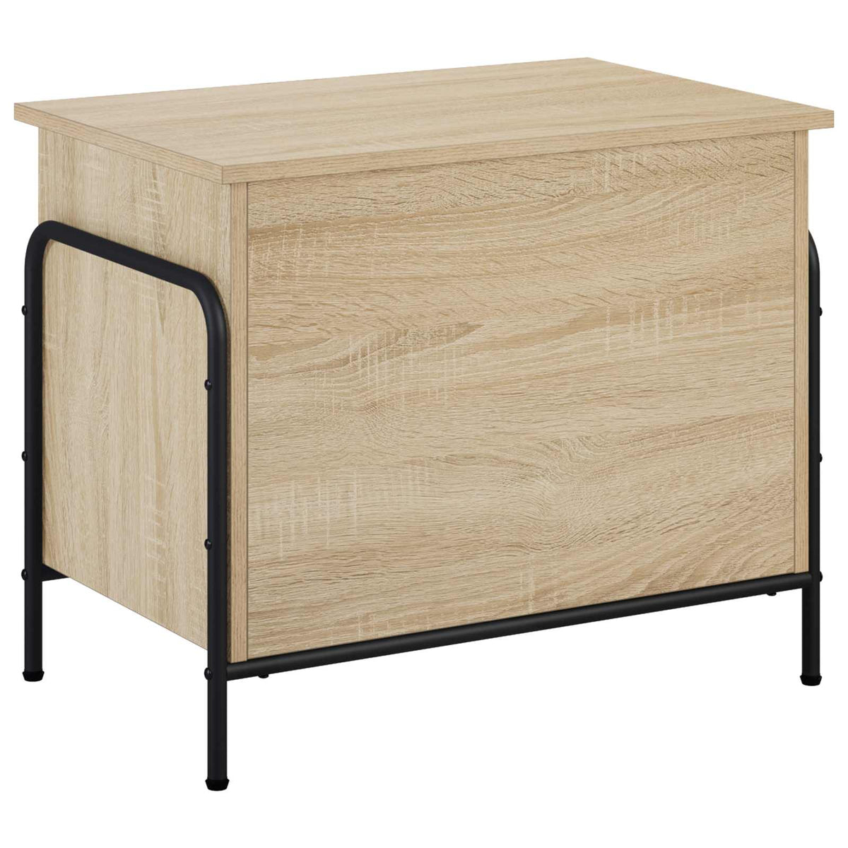 vidaXL Storage Box Sonoma Oak 60 x 40 x 49.5 cm Engineered Wood 2