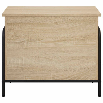 vidaXL Storage Box Sonoma Oak 60 x 40 x 49.5 cm Engineered Wood 4