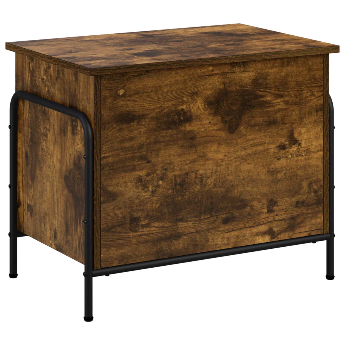 vidaXL Storage Box Smoked Oak 60 x 40 x 49.5 cm Engineered Wood 2