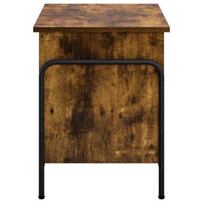 vidaXL Storage Box Smoked Oak 60 x 40 x 49.5 cm Engineered Wood 4