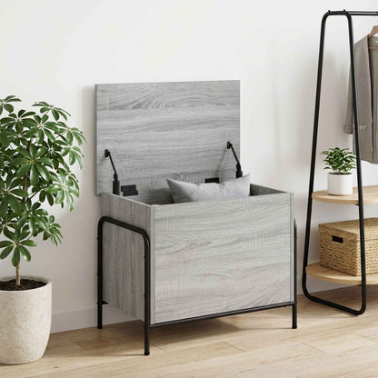 vidaXL Storage Box Grey Sonoma 60 x 40 x 49.5 cm Engineered Wood 1