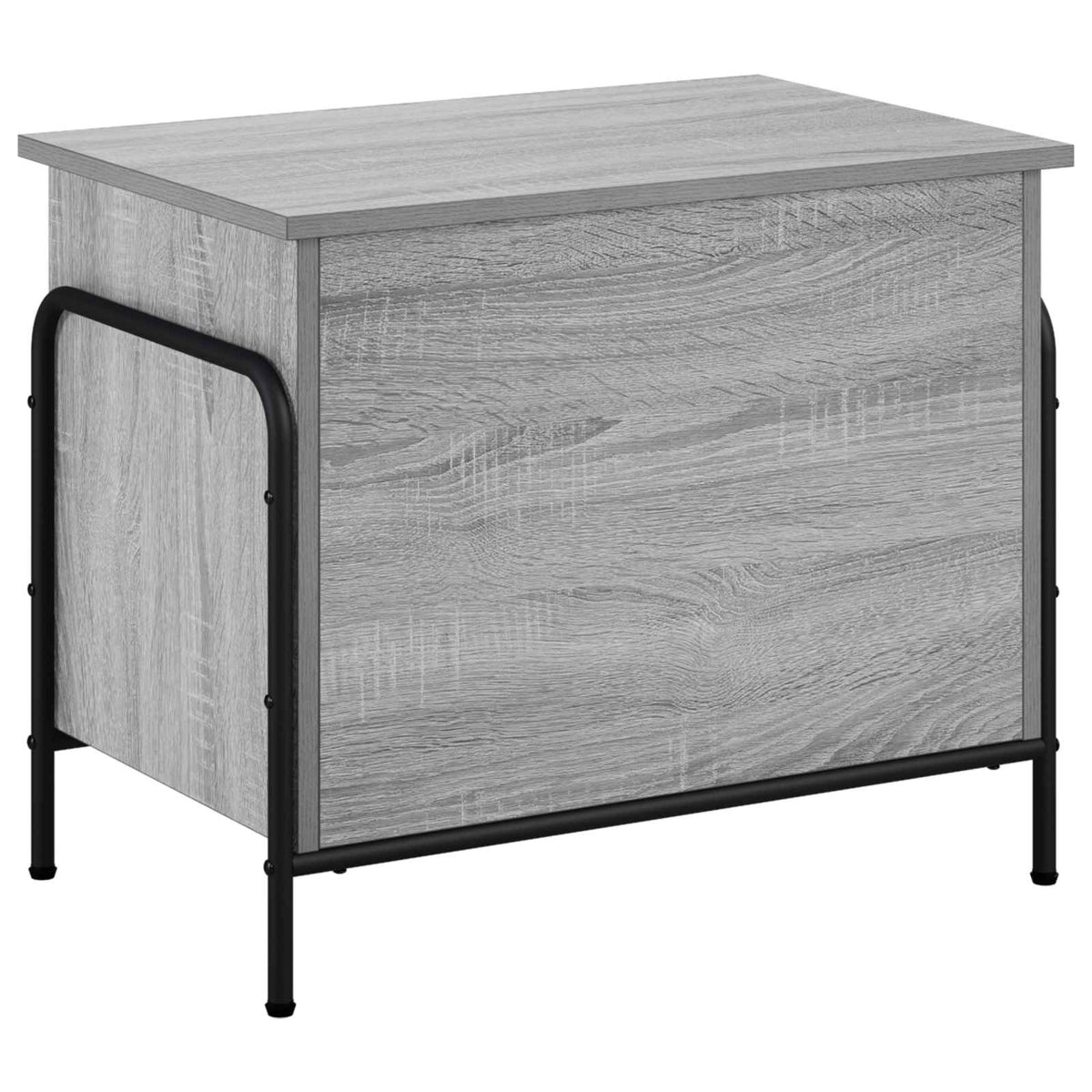 vidaXL Storage Box Grey Sonoma 60 x 40 x 49.5 cm Engineered Wood 2