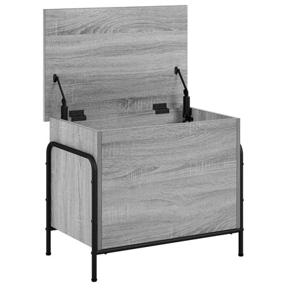 vidaXL Storage Box Grey Sonoma 60 x 40 x 49.5 cm Engineered Wood 3