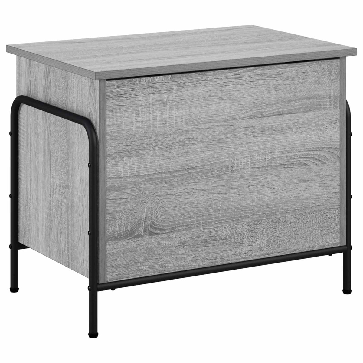 vidaXL Storage Box Grey Sonoma 60 x 40 x 49.5 cm Engineered Wood 5
