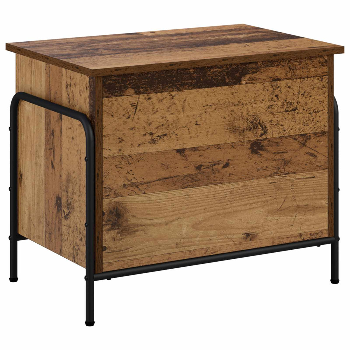 vidaXL Storage Box Old Wood 60 x 40 x 49.5 cm Engineered Wood 2
