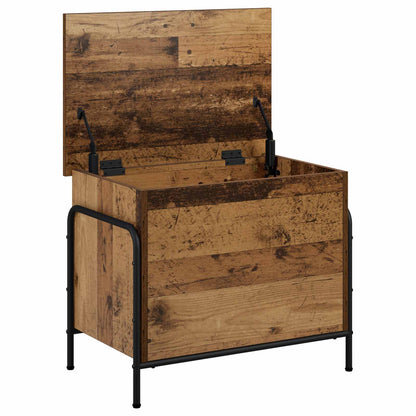 vidaXL Storage Box Old Wood 60 x 40 x 49.5 cm Engineered Wood 3