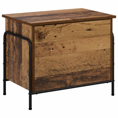 vidaXL Storage Box Old Wood 60 x 40 x 49.5 cm Engineered Wood 5