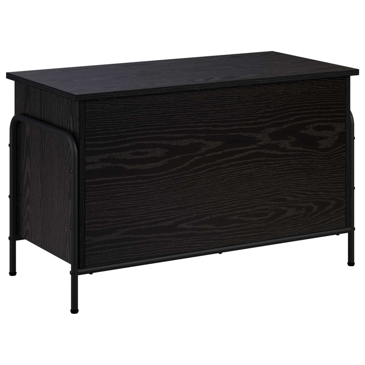 Storage Box Engineered Wood 80 x 40 x 49.5 cm Black oak