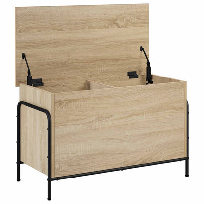 Storage Box Engineered Wood 80 x 40 x 49.5 cm Sonoma oak