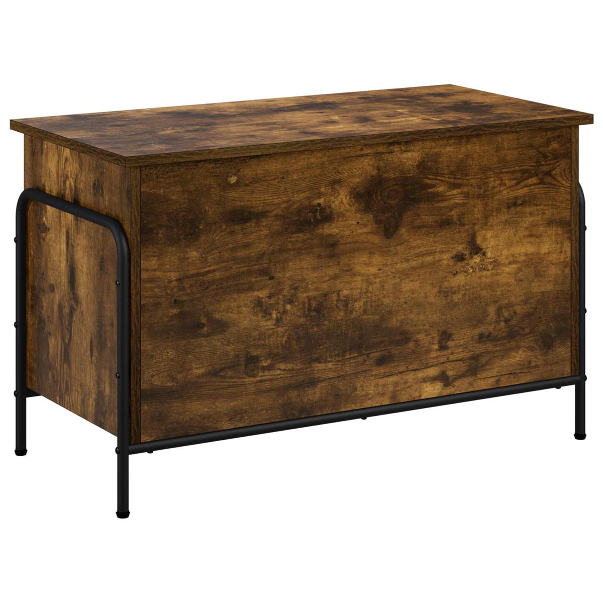 vidaXL Storage Box Smoked Oak 80 x 40 x 49.5 cm Engineered Wood 2