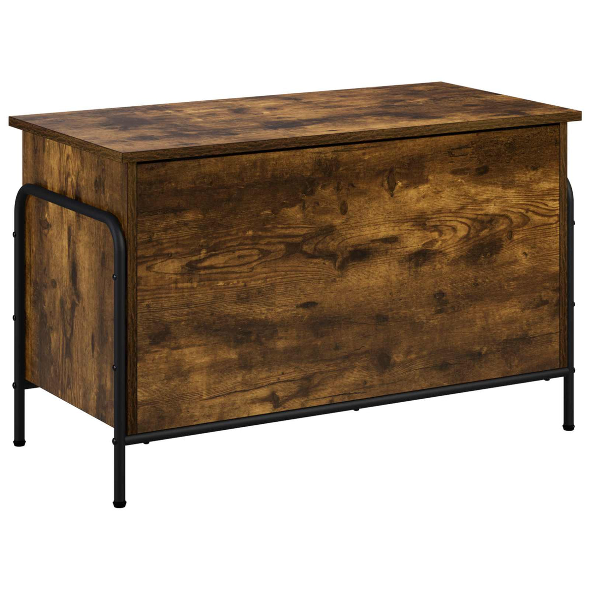 vidaXL Storage Box Smoked Oak 80 x 40 x 49.5 cm Engineered Wood 5