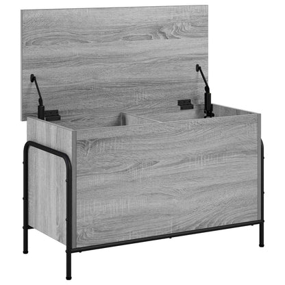 Storage Box Engineered Wood 80 x 40 x 49.5 cm Grey sonoma