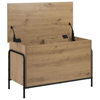 Storage Box Engineered Wood 80 x 40 x 49.5 cm Artisan oak