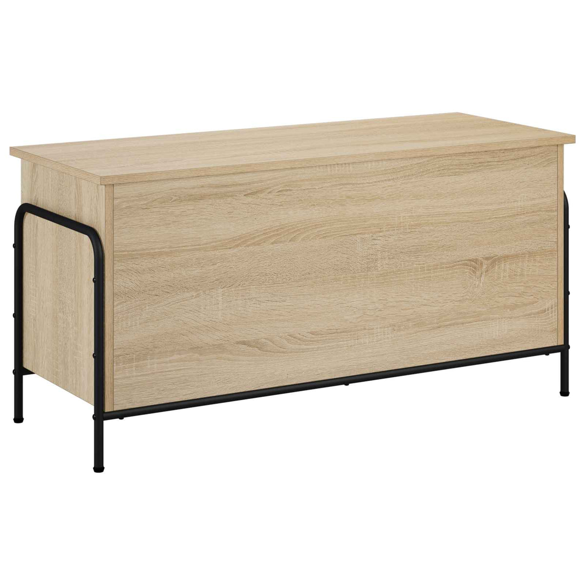 vidaXL Storage Box Sonoma Oak 100 x 40 x 49.5 cm Engineered Wood 2