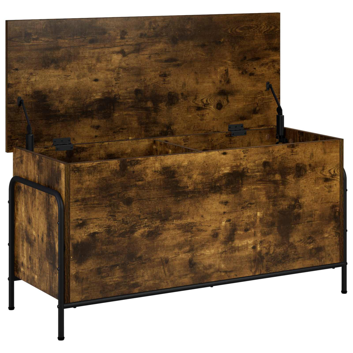 Storage Box Engineered Wood 100 x 40 x 49.5 cm Smoked oak