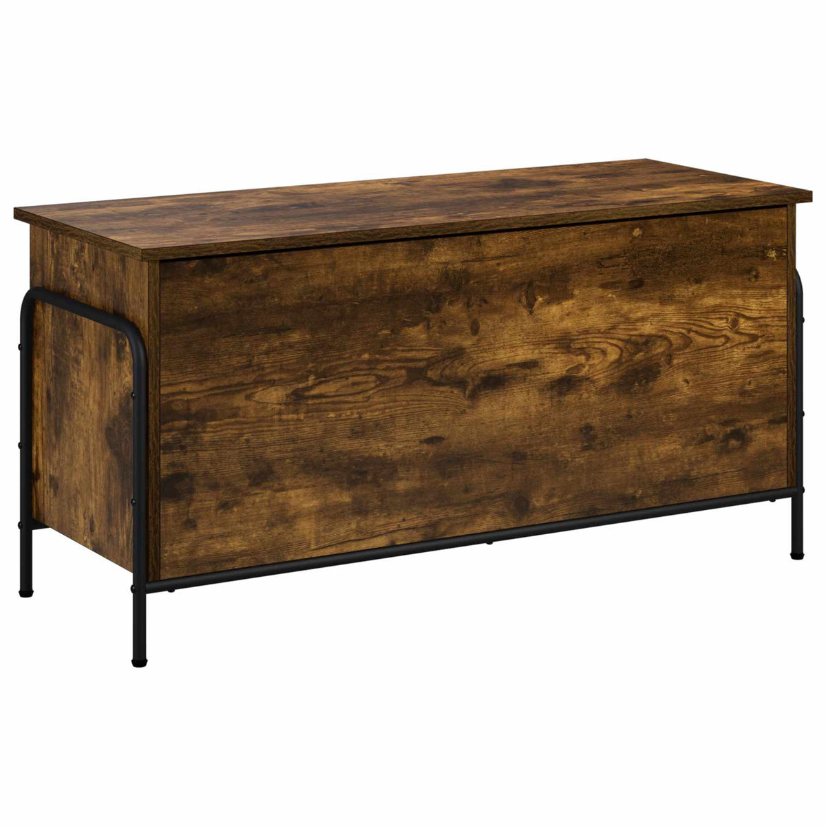 vidaXL Storage Box Smoked Oak 100 x 40 x 49.5 cm Engineered Wood 5
