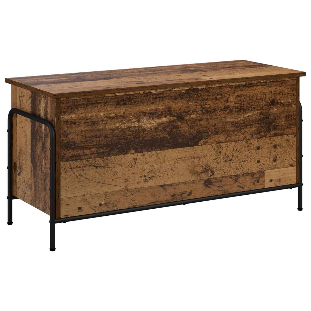vidaXL Storage Box Old Wood 100 x 40 x 49.5 cm Engineered Wood 2