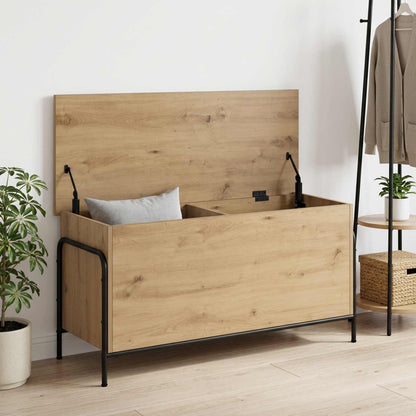 vidaXL Storage Box Artisan Oak 100 x 40 x 49.5 cm Engineered Wood 1