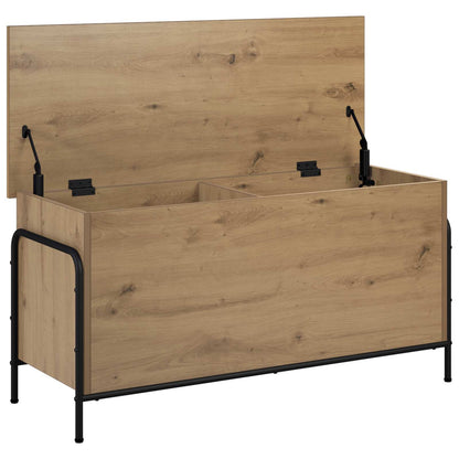Storage Box Engineered Wood 100 x 40 x 49.5 cm Artisan oak