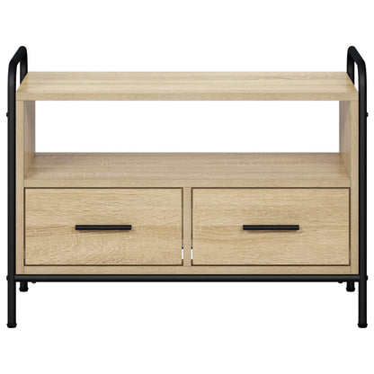 vidaXL TV Cabinet 67.5 x 33 x 50 cm Sonoma Oak Engineered Wood 4