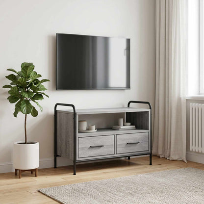vidaXL TV Cabinet 67.5 x 33 x 50 cm Grey Sonoma Engineered Wood 1