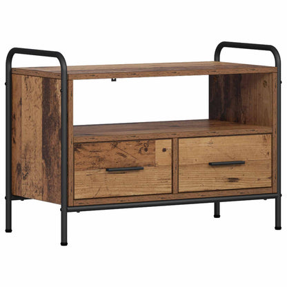 vidaXL TV Cabinet 67.5 x 33 x 50 cm Old Wood Engineered Wood 2