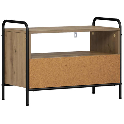 vidaXL TV Cabinet 67.5 x 33 x 50 cm Artisan Oak Engineered Wood 6