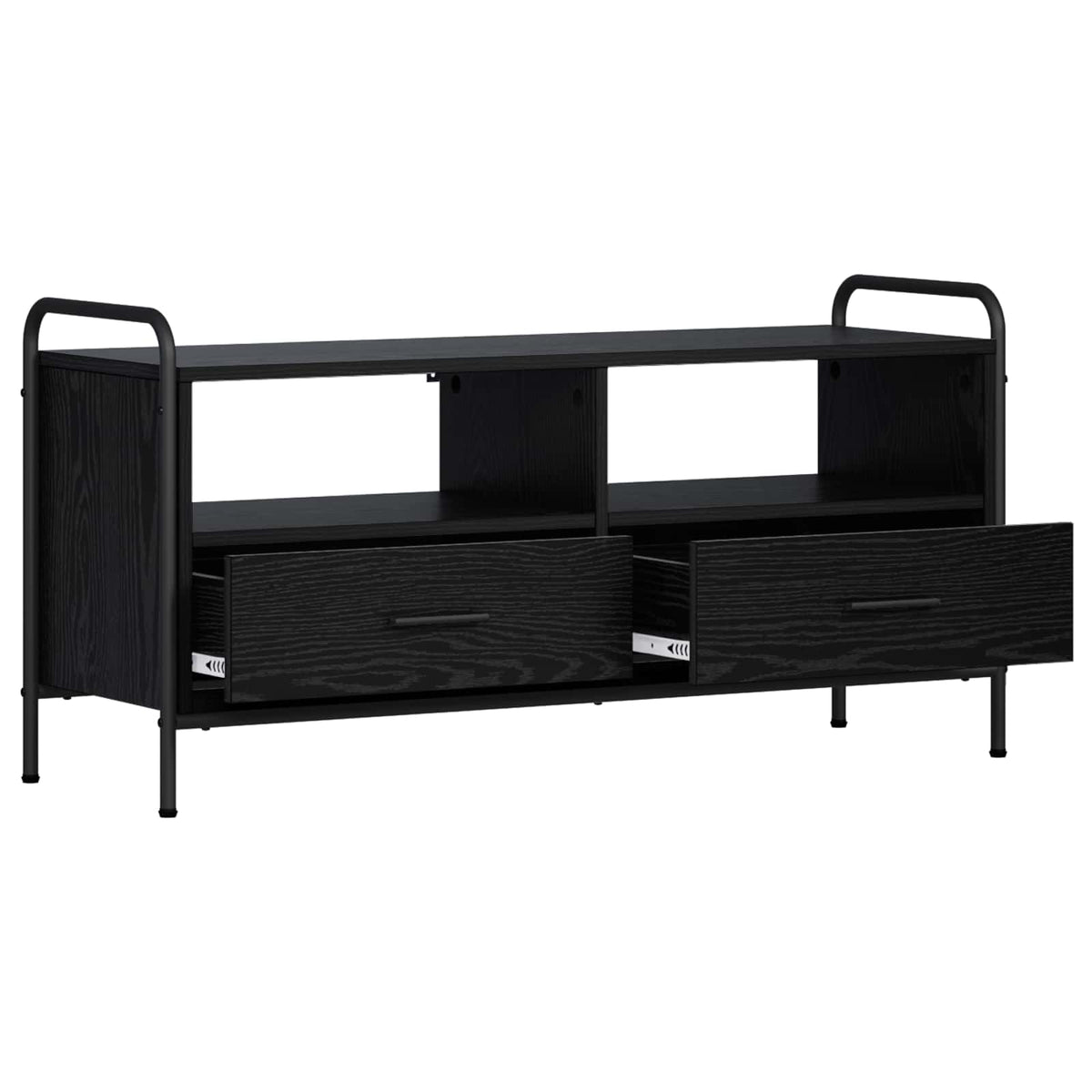 TV Cabinet Engineered Wood Black oak 99.5 x 33 x 50 cm