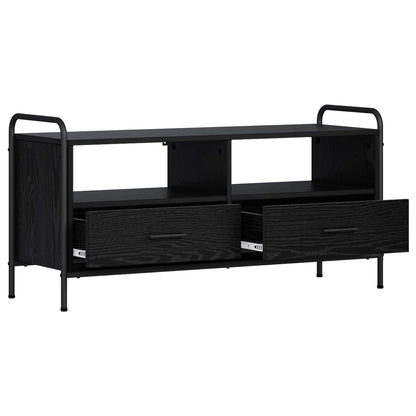 TV Cabinet Engineered Wood Black oak 99.5 x 33 x 50 cm