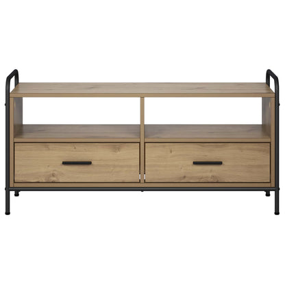 vidaXL TV Cabinet 99.5 x 33 x 50 cm Artisan Oak Engineered Wood 4