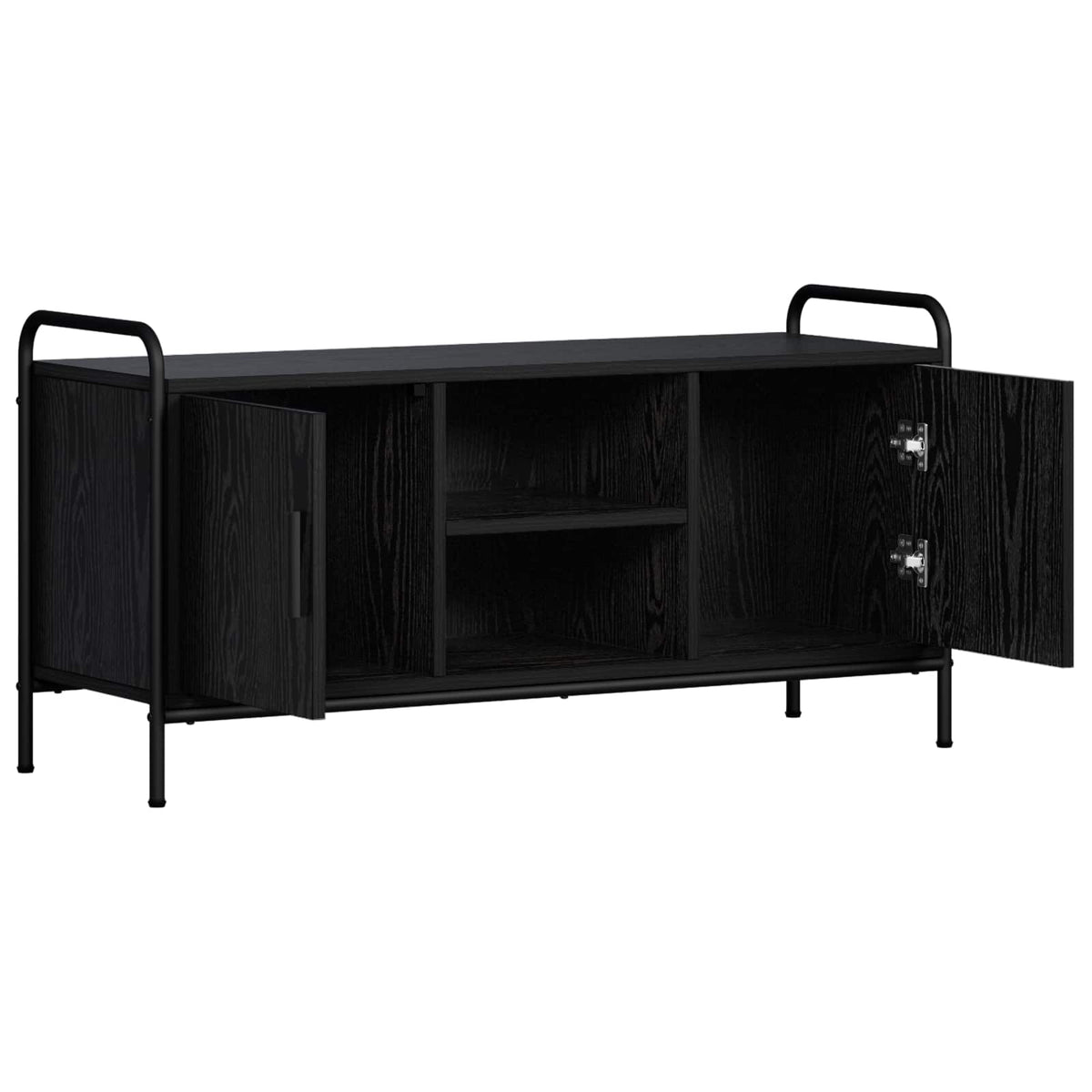 TV Cabinet Engineered Wood 99 x 33 x 50 cm Black oak