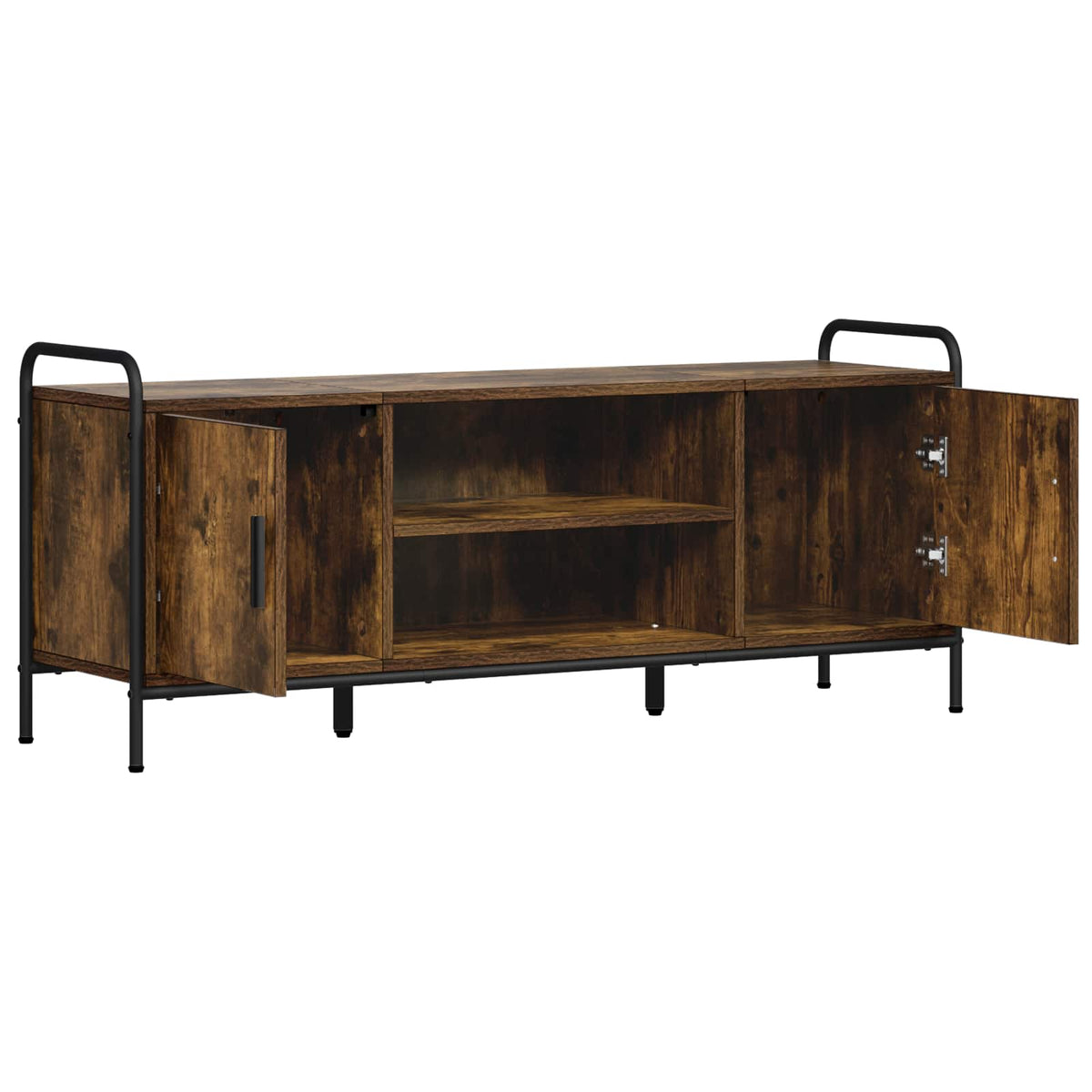 vidaXL TV Cabinet 119 x 33 x 50 cm Smoked Oak 3