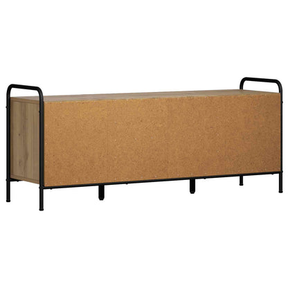 vidaXL TV Cabinet 119 x 33 x 50 cm Artisan Oak 6
