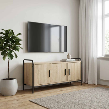 vidaXL TV Cabinet 99 x 33 x 50 cm Sonoma Oak Engineered Wood 1