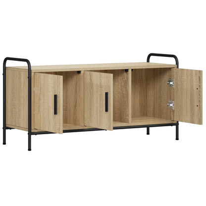 vidaXL TV Cabinet 99 x 33 x 50 cm Sonoma Oak Engineered Wood 3